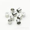 Fabricantes fornecem pulseira de balde de aço inoxidável com furo grande, acessórios artesanais faça você mesmo no atacado