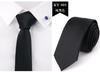 Corbata estrecha de color liso de 5 cm para hombre, casual, lisa, de Corea, comercio exterior, hilo teñido de alta densidad de 1200 agujas
