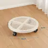 Camión para transportar remolques, ruedas giratorias silenciosas de alta resistencia, carro de placa de hierro, carro tortuga, carrito de plataforma plana, carro de cuatro ruedas abatible