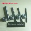 Ferramenta de Instalação com Martelo de Mão para Rebite Chato Preguinho Dupla Face para Bolsas Couro Perfurador Manual Moldes de Instalação para Perfurador Operado Manualmente