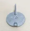 Bloque de Ánodo de Zinc Anticorrosión para Motores Fuera de Borda, Bloque de Ánodo para Motores Fuera de Borda de Dos Tiempos y Cuatro Tiempos, Pieza de Navegación para Ángulo del Timón