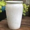 Vaso Reto para Suculentas com Design Criativo em Cerâmica Rústica, Respirável e Estilo Simples