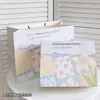 Bolsa de Regalo de Oso Mantequilla de Tela Vaquera Dibujada a Mano Bolsa de Almacenamiento de Papel Kraft Engrosada de Gran Capacidad Bolsa Tote Esencial para Regalo
