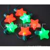 Collar Navideño Cool Lester Nuevo Cadena de Luces Parpadeantes LED 7 Estrellas Estrella de Cinco Puntas Luminosa Best-Seller Transfronterizo