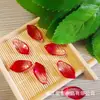 Grampo de Cabelo de Cristal Xingtai Dinastia Han Material Acessórios para Joias DIY Estilo Antigo Grampo de Cabelo Adorno 11X20 Pétalas de Rosela Esmaltadas