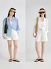 Camisa con Protección Solar de Tencel para Mujer, Nueva Camisa Cardigan de Seda Helada Estilo 26 para Mujer, Blusa Exterior para Primavera y Verano, Top de Gasa Estilo Hada para Mujer