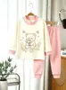 Conjunto de ropa de otoño para niños, ropa interior para bebé, ropa para casa, pijama de manga larga Clase A para niños y niñas, tallas 80-170, estilo otoño e invierno
