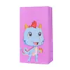 Bolsa de comida serie de dinosaurios de dibujos animados con pegatinas bolsa de papel portátil bolsa de papel Kraft fiesta regalo bolsa de regalo personalizada