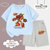 Ropa para Niños Chariot Ciclón Ropa para Niños Camiseta de Manga Corta de Verano para Niños Pantalones Cortos Traje Casual Ropa de Poder Robótico para Niños 8