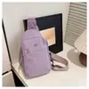 Venta Directa de Fábrica Bolso de Pecho de Moda para Mujer Casual de Verano Nuevo Ligero Bolso Cruzado Tendencia Transfronteriza Mochila Deportiva de Comercio Exterior