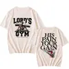 Camiseta Impresa Su Dolor Tu Ganancia Lord Gimnasio Hombre Fuerte Gráfico Camiseta Streetwear Hip Hop