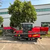 Aspersora autopropulsada de cuatro ruedas para agricultura con pluma para trigo y maíz, vehículo elevado para fumigación de pesticidas, aspersora de pesticidas de montar para tierras de cultivo