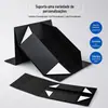 Caixa de presente dobrável de uma peça personalizada para comércio transfronteiriço, caixa dobrável com tampa flip personalizada, embalagem integrada