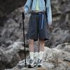 Jack Chuanyang Pantalones Cortos Cargo de Verano Finos para Hombre Rectos Holgados Deportivos Casuales Secado Rápido Funcionales de Playa