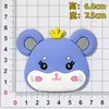 Pegatinas de Goma Suave de Silicona de Conejo, Cerdo, Gato, Ratón de Dibujos Animados de Tamaño Grande, Accesorios DIY para Fundas de Teléfono, Decoraciones de Refrigerador, Dijes para Zapatos