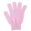 Artefacto de Fregado para Baño del Hogar Guantes de Baño de Cinco Dedos Toalla de Baño para Fregar Guantes Exfoliantes de Baño Guantes para Frotar Barro Limpiador de Espalda