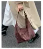 Bolsa Nueva Transfronteriza para Debajo del Brazo Bolso Tote Grande de Gamuza Bolso de Hombro Bolso Cubo Bolso Versátil para Mujer Bolso Tote