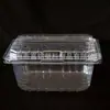 Caja de embalaje desechable para frutas al por mayor, caja para conservar la frescura, embalaje transparente grueso, caja tipo canaleta para frutas, fábrica de cajas de plástico para fruterías