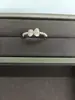 Anillo Abierto de Oro Real de 18k Chapado con Circonita, Lazo, Perla, Diseño de Nicho, Anillo para Dedo, Lujo Ligero, Sensación de Alta Gama, Joyería para Manos