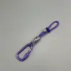 Lanyard de Paracord Trenzado con Gancho Hebilla de Liberación Rápida de Anilla en D para Botella de Agua Soporte para Botella de Agua Mineral Mosquetón Gancho para Mochila de Exterior