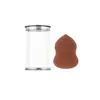 Cilindro de Aluminio Antióxido Caja de Boca de Caballo Gota de Agua Calabaza Corte Diagonal Esponja para Polvos de Maquillaje Huevo de Belleza No Látex Húmedo y Seco