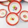 Suministro Directo de Fábrica Plato Redondo Retro Antiguo Plato para Fondue Plato para Barbacoa Logo Imprimible Plato Esmaltado Nostálgico