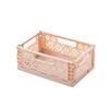Multi-funcional carro dobrável cesta de armazenamento Household Desktop Grocery Basket portátil de armazenamento de frutas Cesta ao ar livre Turnover Box