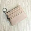 Explosiones Europeas y Americanas Billetera de Monedas de Cuero Genuino para Dama Bolso con Cremallera para Llaves de Casa Bolso Multifuncional para Tarjetas Monedas Monedas Monedas Bolso al por Mayor