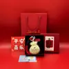 Nova Bolsa da Sorte de Ouro Puro 999 da Shuibei Chaveiro Pingente de Bolsa Corrente para Celular como um Pequeno Presente Personalizado para Amigos