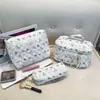 Nueva Bolsa de Cosméticos Estilo Coreano de Material de Burbujas con Gran Capacidad, Almacenamiento Acolchado, Portátil, Suave, Bolsa de Cosméticos de Mano