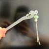 Daifa Estilo Simples Disco de Gancho de Cabelo de Madeira Hairpin Bola Cabeça Headwear Magnólia Pingente Diário Hanfu Acessórios para o Cabelo