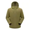 Chaqueta de Montañismo Impermeable Cortavientos para Exteriores de Primavera y Otoño Estilo Nuevo Unisex Casual con Capucha Ropa de Senderismo Ropa Exterior