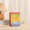 Serie de cumpleaños bolso de papel kraft transfronterizo Moda impresión en inglés bolsa de regalo fiesta fiesta bolsa de regalo