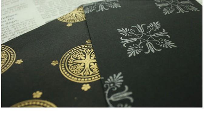 方形蕾丝花纹印章-7