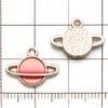 Lote de 20 Colgantes de Aleación con Goteo de Aceite Rosa Serie Flor de Margarita Pequeña Accesorios para Pulsera Collar DIY