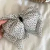 Atmósfera Retro Francesa Punto de Ola Lazo de Gasa Elegante Pasador para el Cabello para Mujer 2025 Nuevo Disco para la Parte Posterior de la Cabeza Pinza para Agarrar el Cabello