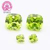 5A color 17# verde manzana 18# verde manzana oscuro cuadrado de circón para abono 4*4-10*10mm gema de circón piedra suelta CZ