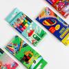 Lápices de Colores Mini de 6 Colores para Niños de Escuela Primaria, Lápices de Dibujo a Base de Aceite, Set de Papelería, Al Por Mayor en Stock