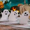 Amazon Hot Sale Halloween Criativo Fofo Branco Fantasma Bandeja Em Camadas Decorativo Desktop Decorativo Pequenos Enfeites