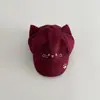 Chapéus infantis são super fofos e adoráveis, chapéus octogonais com tema de gato, boinas para meninos e meninas, artísticos e doces, adequados para passeios de outono e inverno, bonés estilo bico de pato