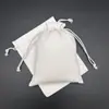 Bolsas de Algodón con Cordón Personalizadas, Bolsas de Regalo de Algodón, Bolsitas con Cordón para Joyería y Granos, Empaque Universal Transpirable