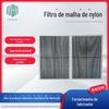 Filtro de efeito primário industrial grande volume de ar à prova de poeira à prova de insetos liga de alumínio estrutura externa de nylon filtro de efeito primário líquido