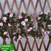Decoraciones de flores artificiales, alto valor estético, varias especificaciones, rosa y plantas colgantes para decoración de interior, balcón, celebración y festividades