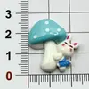 Accesorios de Resina Joyería DIY Pegamento de Crema Juguetes para Niños Zuecos Hechos a Mano Nueva Serie de Placas con Ramo de Champiñones