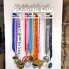 Silueta de Letra de Metal Así Que Ella Hizo Gancho para Medalla de Planchar Medalla Acero Inoxidable Estante de Exhibición Estante de Almacenamiento Creativo