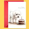 Paquete Combinado de Tarjeta de Felicitación con Sobre Nuevo Feliz Cumpleaños Transfronterizo Cachorro Lindo Tamaño Grande Tarjeta de Felicitación de Bendición 10 Juegos por Lote