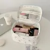 Bolsa de armazenamento de skincare de alto valor da moda bolsa de maquiagem portátil de grande capacidade para estudantes bolsa de armazenamento de artigos de higiene pessoal portátil para viagem