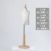 Soporte de Exhibición de Medio Cuerpo para Maniquíes Infantiles para Tienda de Ropa Infantil, Soporte de Maniquí de Cuerpo Entero para Niños y Niñas
