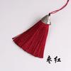 Chapéu de boca de peixe 8CM franja franja estilo chinês marcador de página orelha pendurada sachê de roupa nó chinês franja atacado