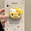 Estilo Japonés Lindo Dibujo Animado Kt Película de Silicona Soporte de Airbag para Teléfono Magnético Magsafe Retráctil Soporte de Escritorio N52